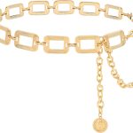 Women's Chain Belt Metal Waist Belt Chunky Belly Link Belt