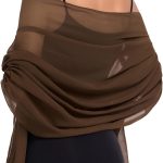 Chiffon shawls and wraps for evening dresses large shawls for wedding bridal Bridesmaids long scarf for women