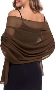 Chiffon shawls and wraps for evening dresses large shawls for wedding bridal Bridesmaids long scarf for women