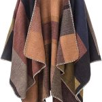 Women's Shawl Wraps Open Front Poncho Cape Oversized Sweaters Casual Cardigan Shawls for Fall Winter