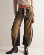 Barrel Jeans Women Baggy Boyfriend Jeans for Women y2k Cargo Jeans Wide Leg High Waist Midrise Button Fly  Fall - Image 2